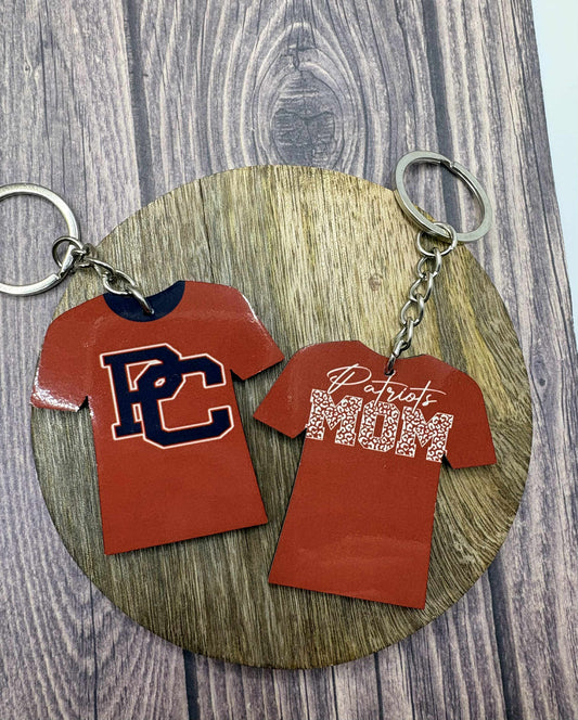 PC Paulding County Keychain - Patriots Mom