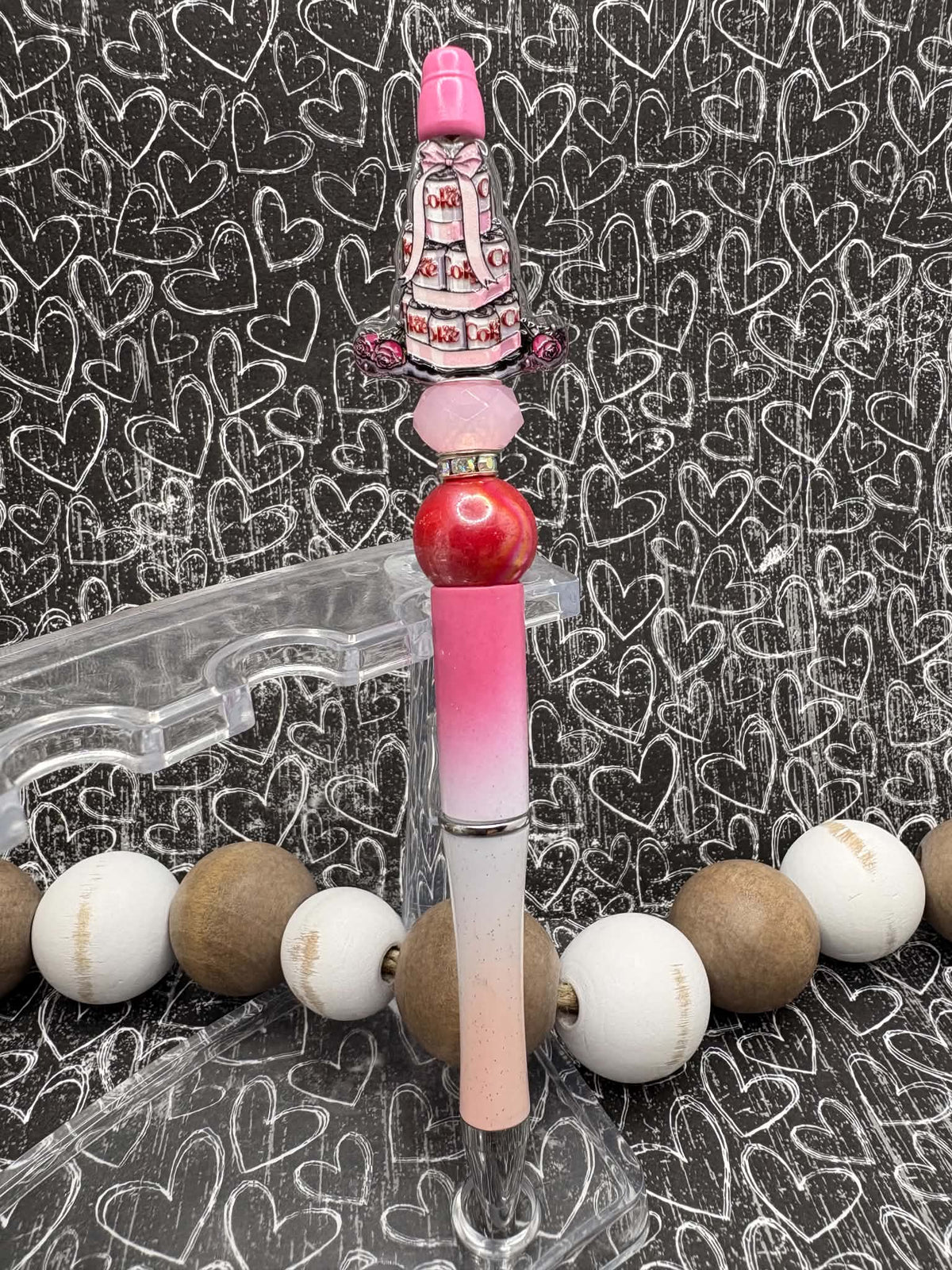 Cola Themed Beaded Ink Pen