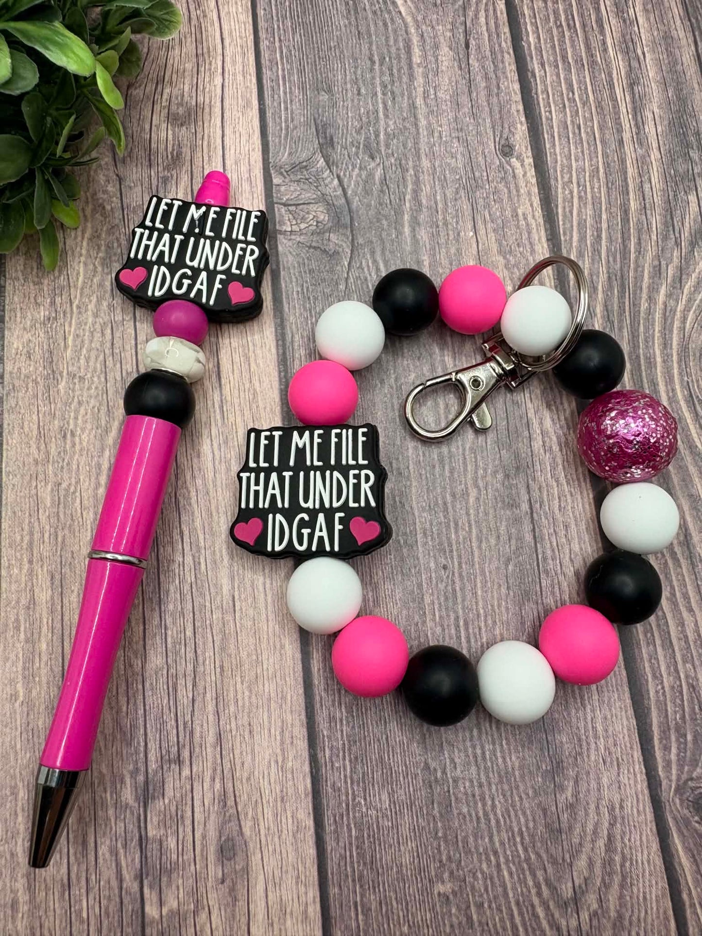 Let me File that under IDGAF Beaded Set