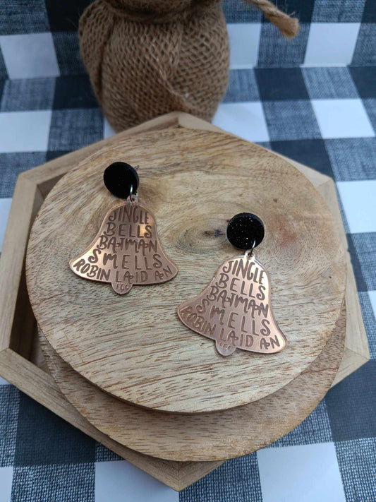 Jingle Bells Bman Smells Earrings