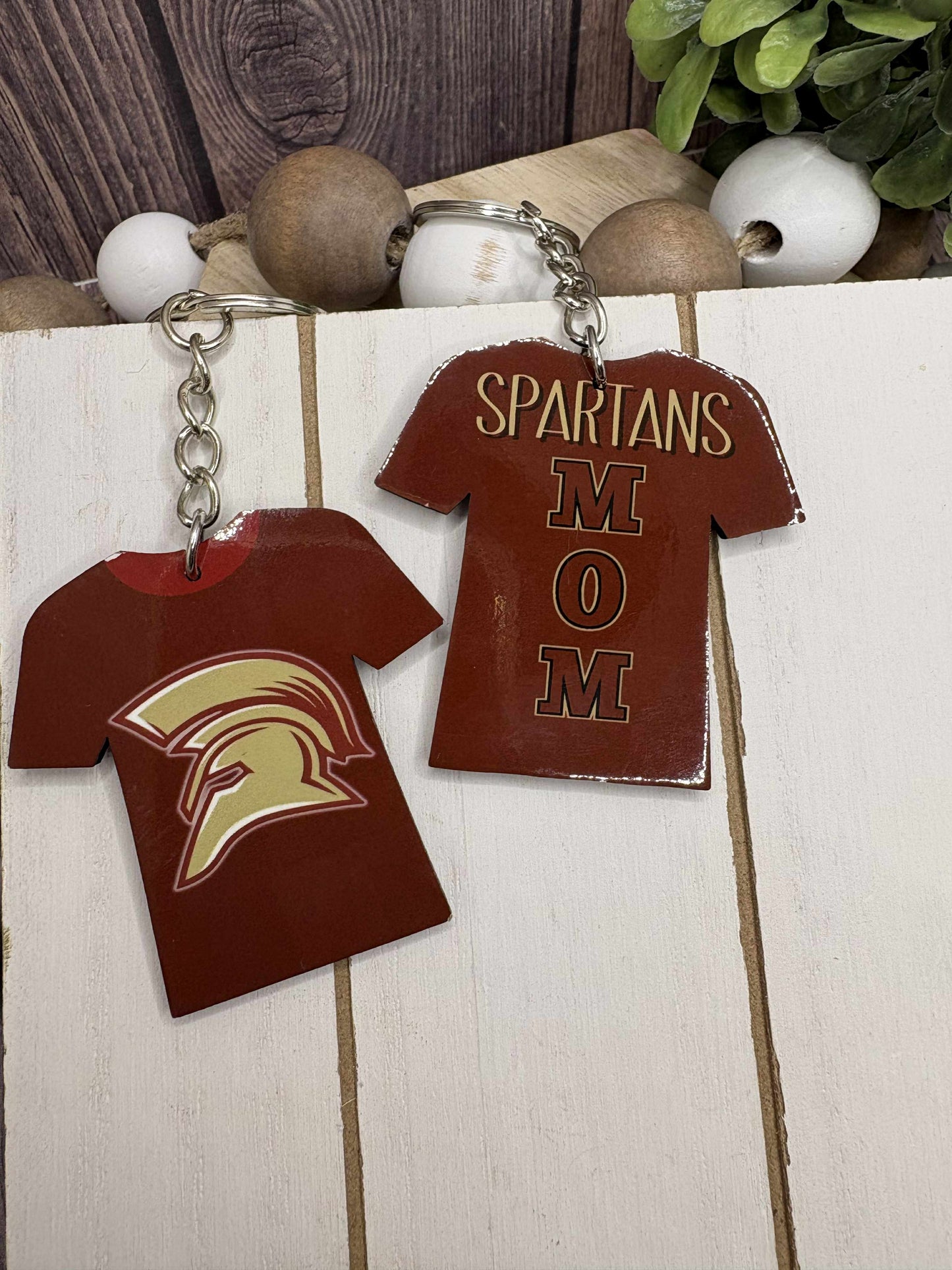 South Paulding Spartans MOM Keychain