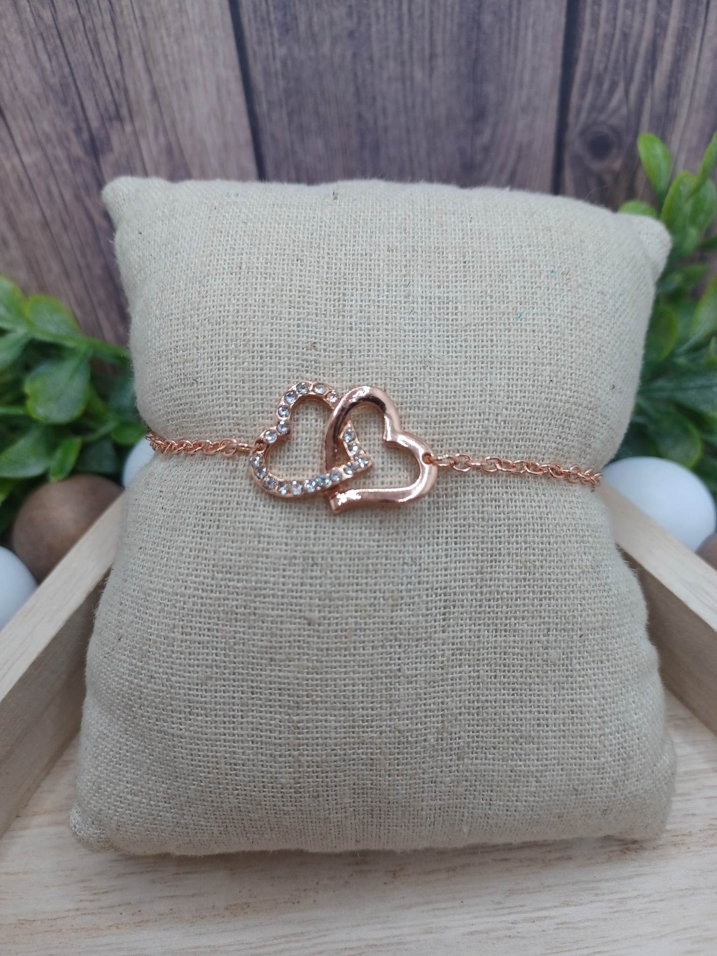 Double Heart Bracelet