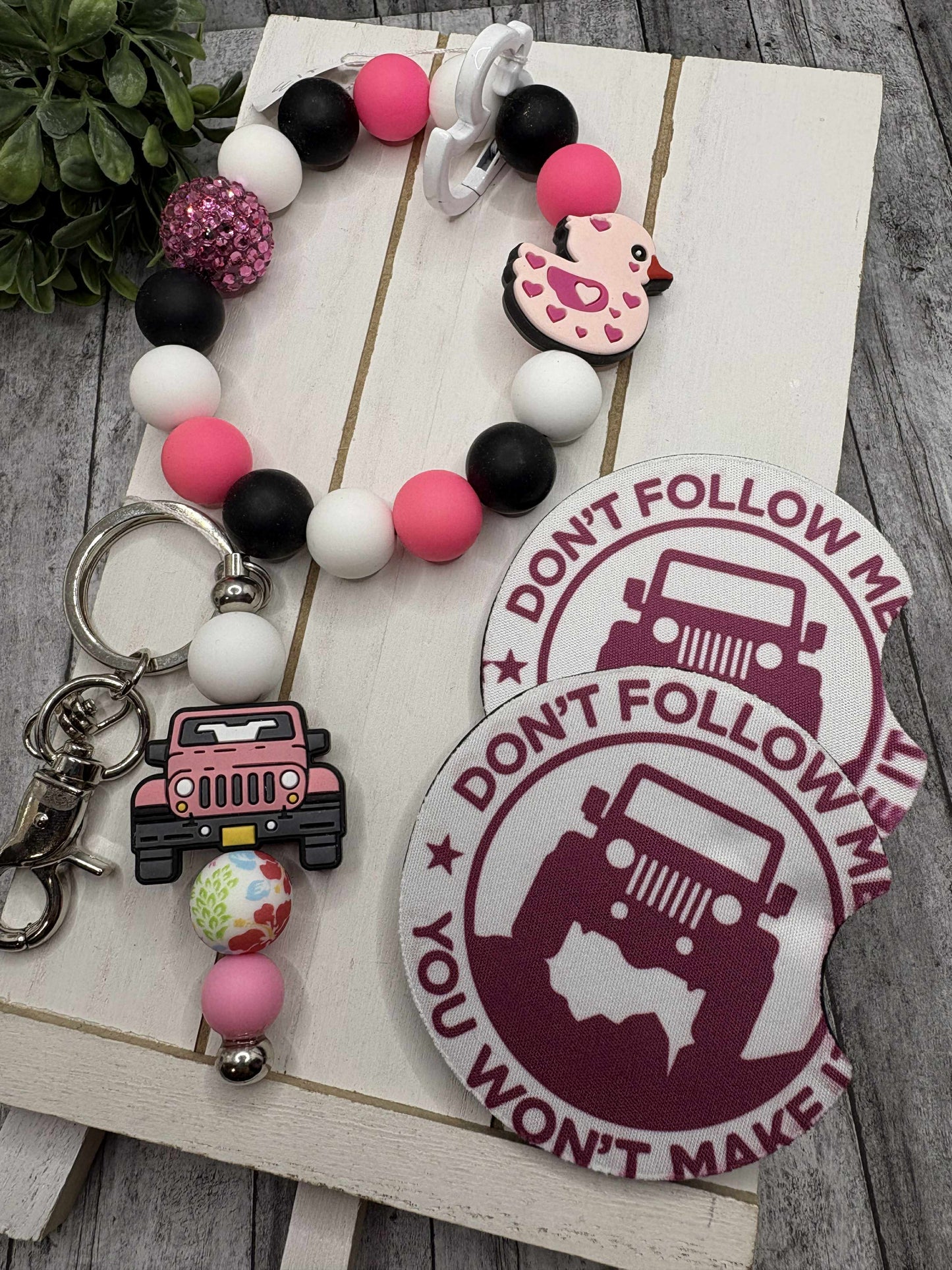 Jeep Themed Gift Set - PINK