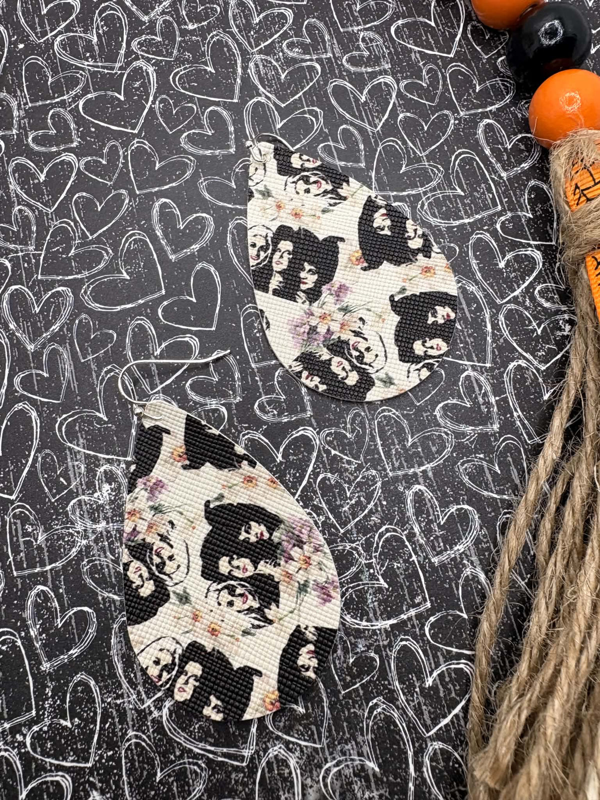 Witch Sister Earrings - White