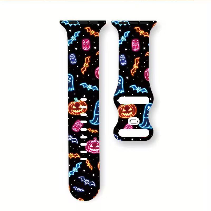 NEON Halloween Silicone Watch Band