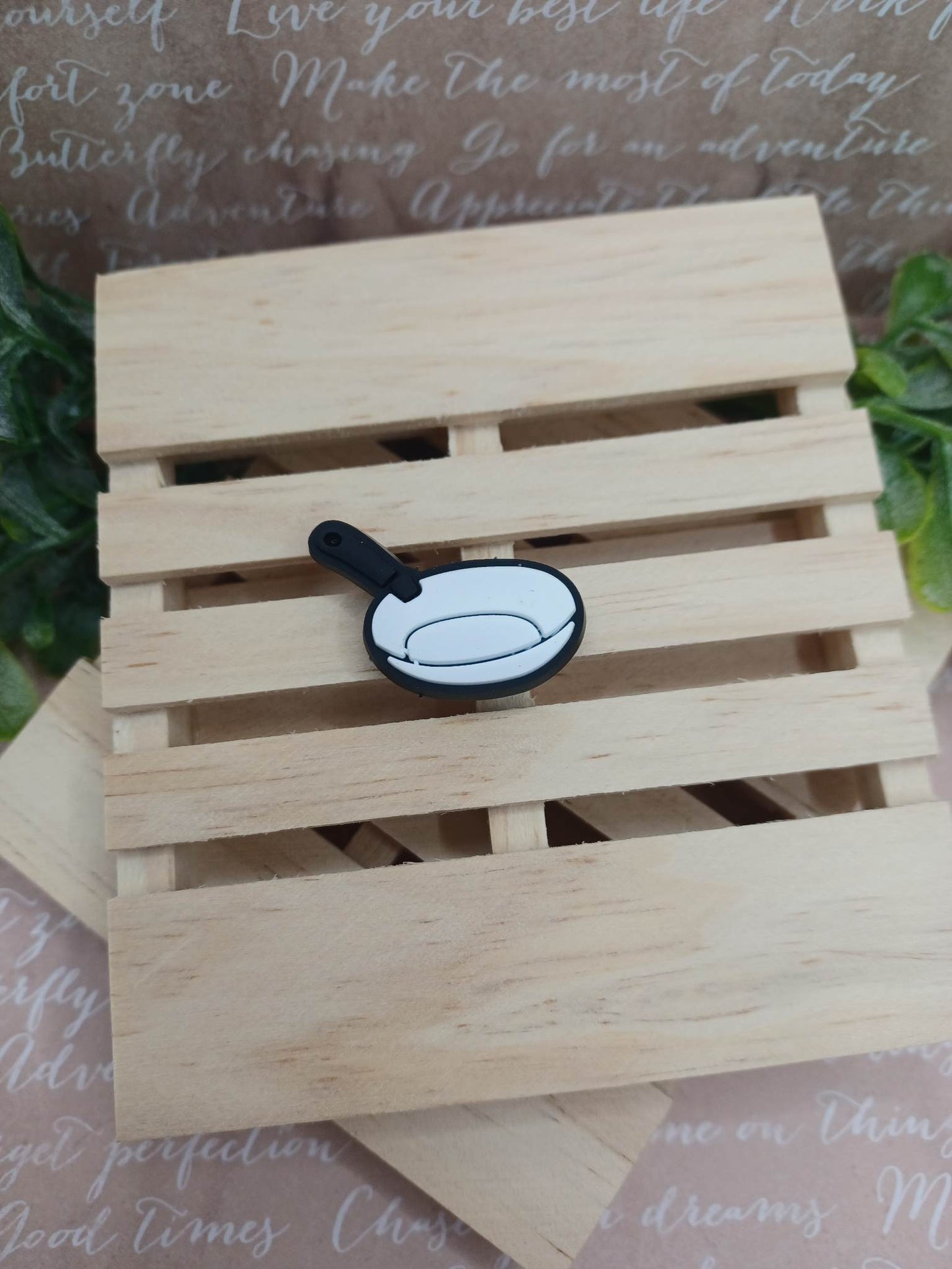 Frying Pan Shoe Charm Accessory