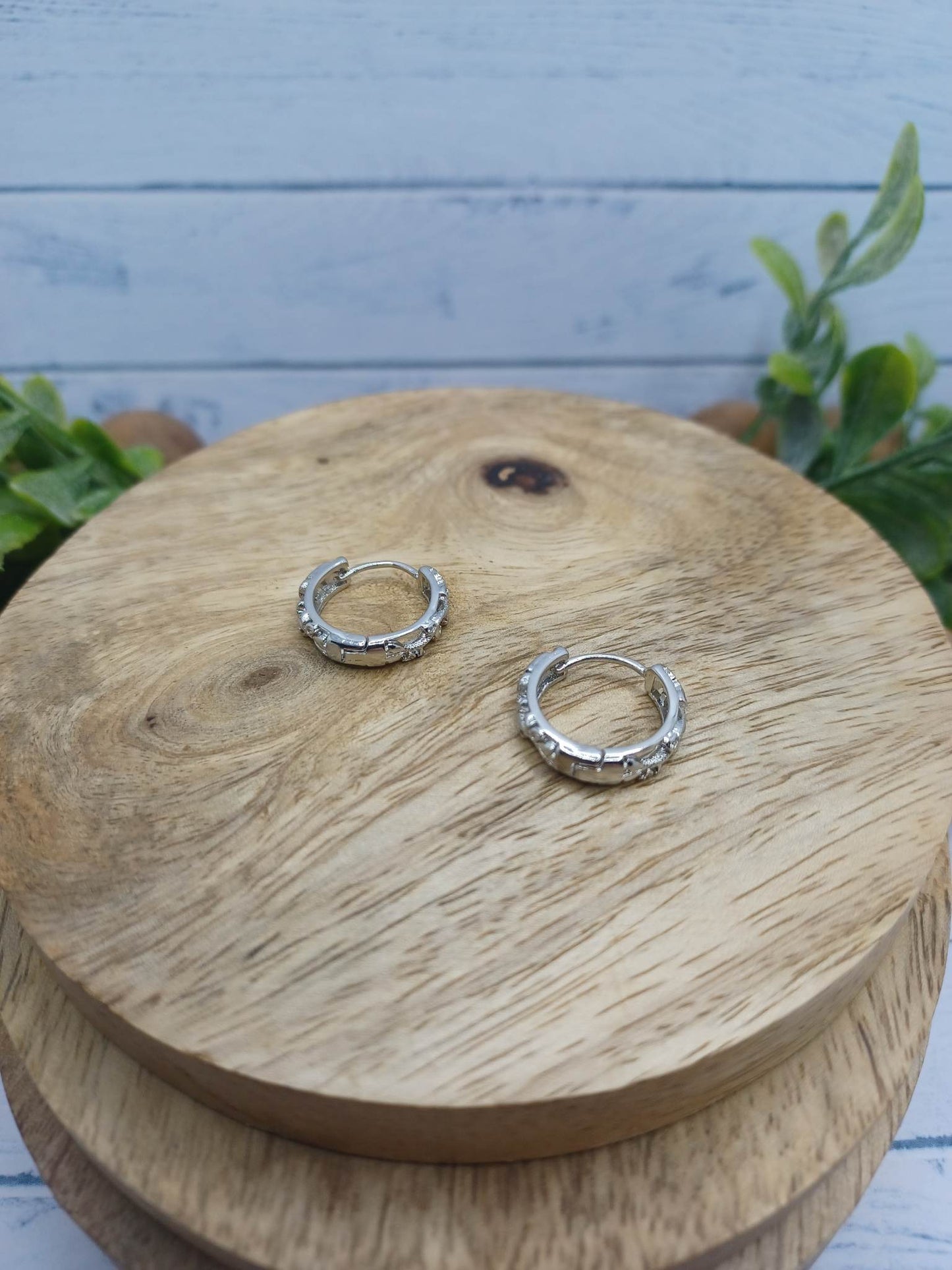 Silver Filigree Style Earrings