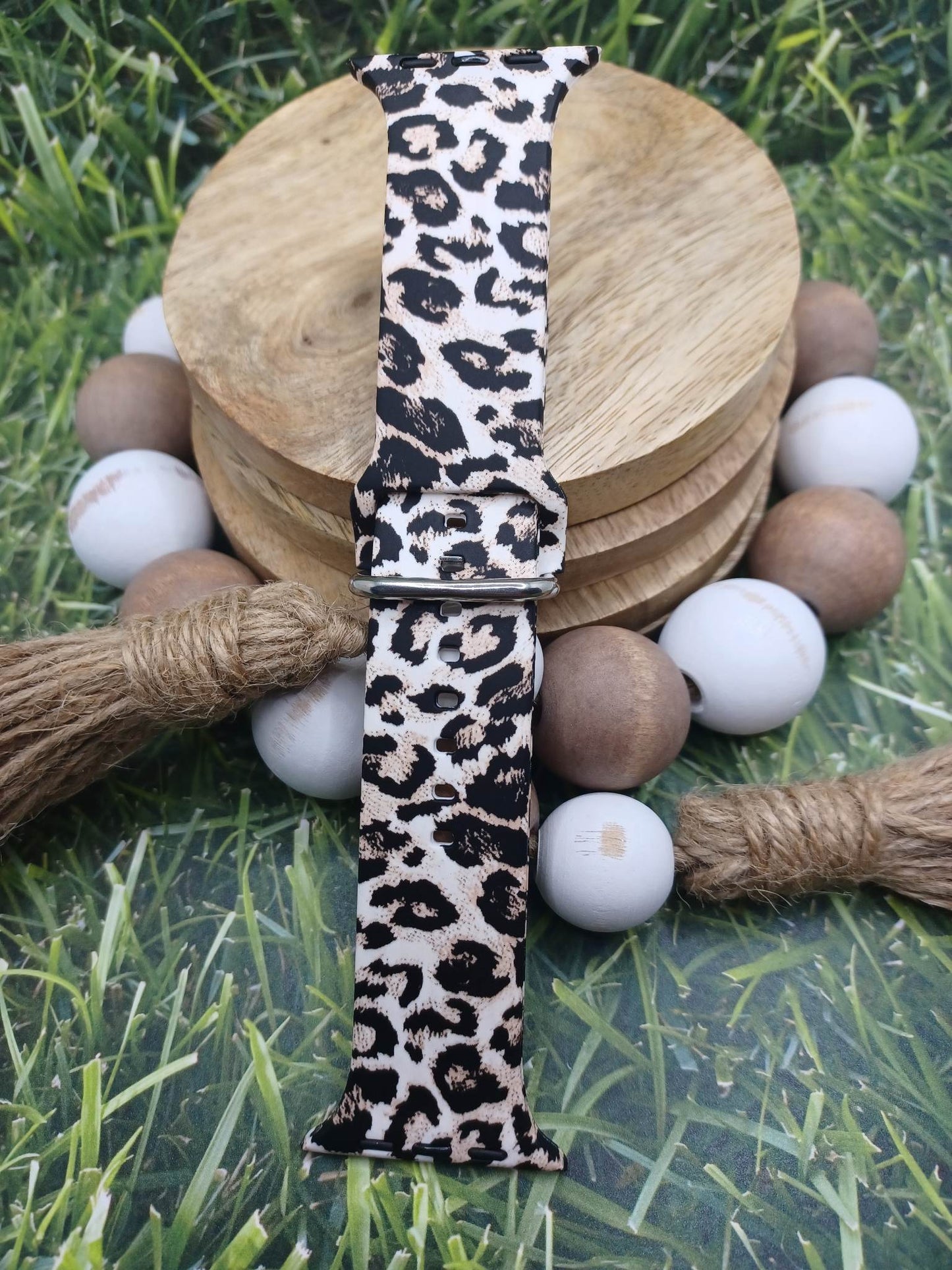 Leopard Print Watch Band - 42/44/45/49mm