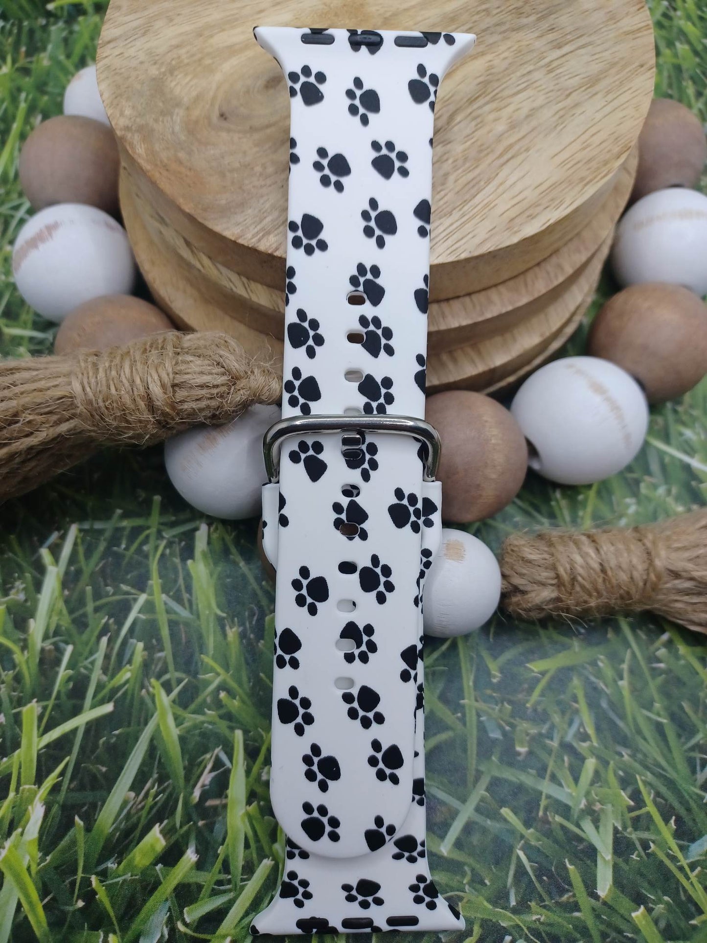 Paw Print Watch Band Accessory - 42/44/45/49mm