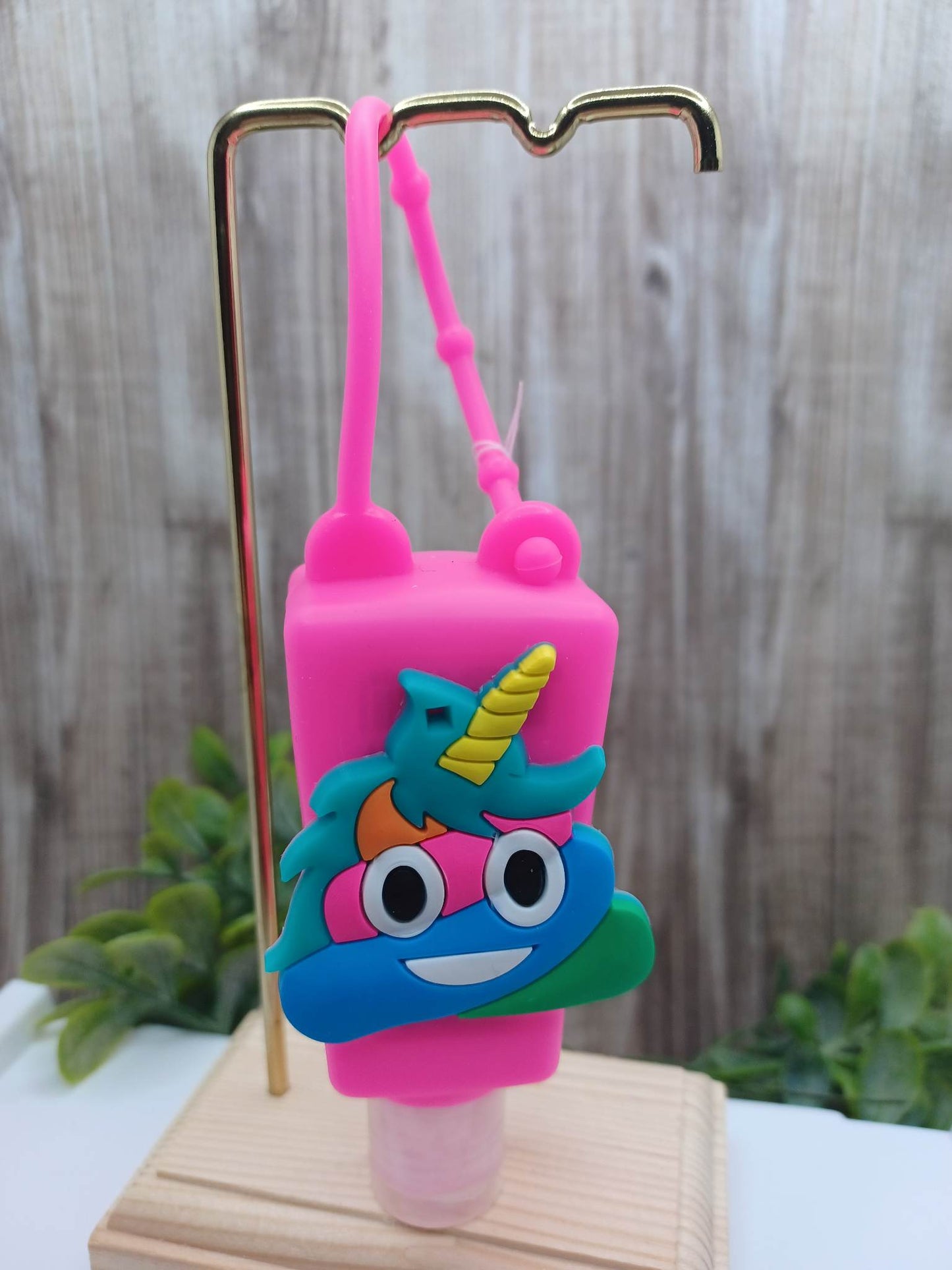 Pink Ice Cream Unicorn Cartoon Hand Sanitizer - Scented in Cherry