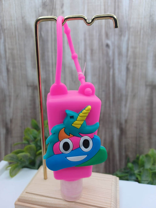 Pink Ice Cream Unicorn Cartoon Hand Sanitizer - Scented in Cherry