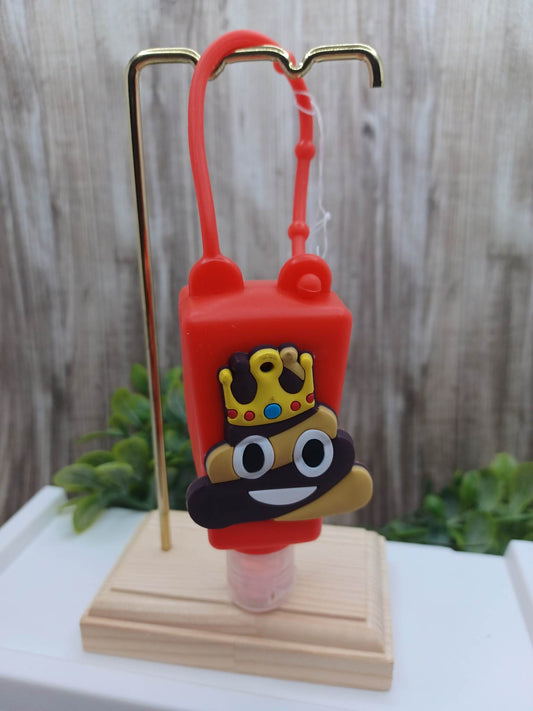 Red Ice Cream Cartoon Hand Sanitizer - Scented in Strawberry