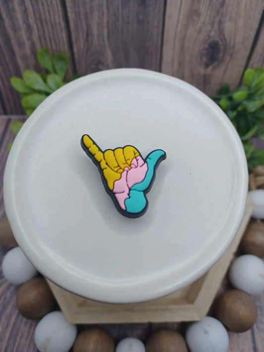 Aloha Hand Shoe Charm Accessory