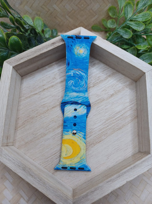 Artistic Silicone Watch Band - Fits sizes 38/40/41