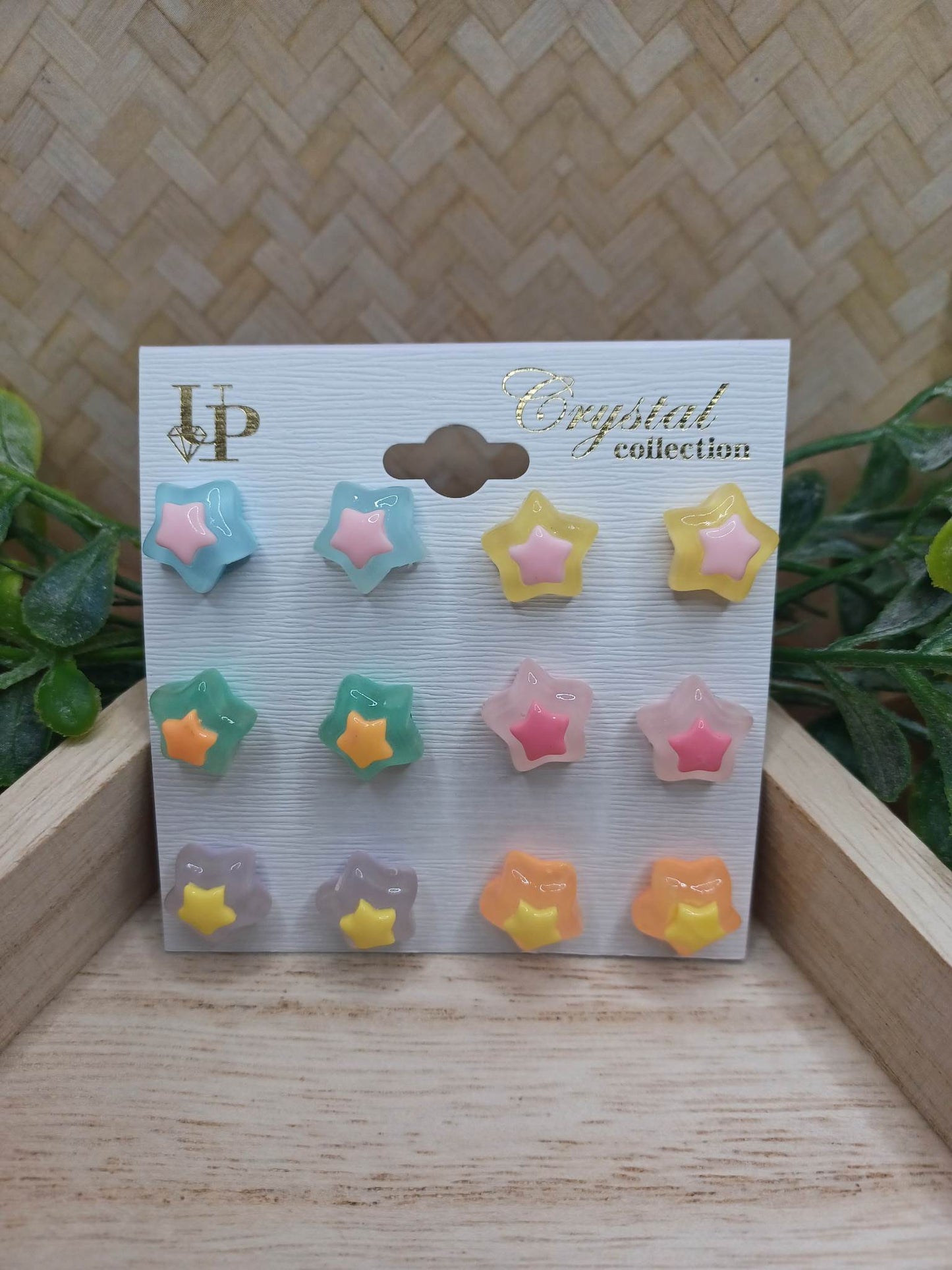 Glow in the Dark Star Earring Set