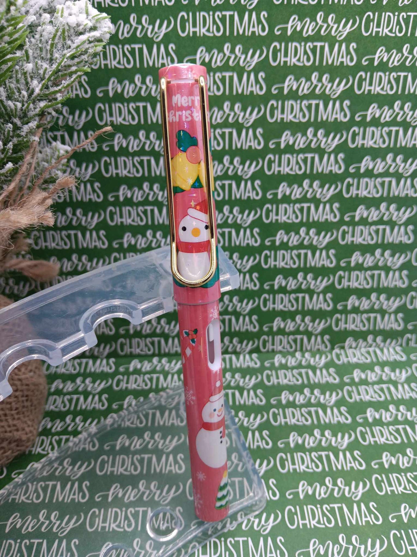 Merry Christmas Infinity Pencil - Red
