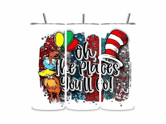 PREORDER - Oh the Places You'll Go 20oz Tumbler