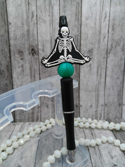 Skull Beaded Ink Pen