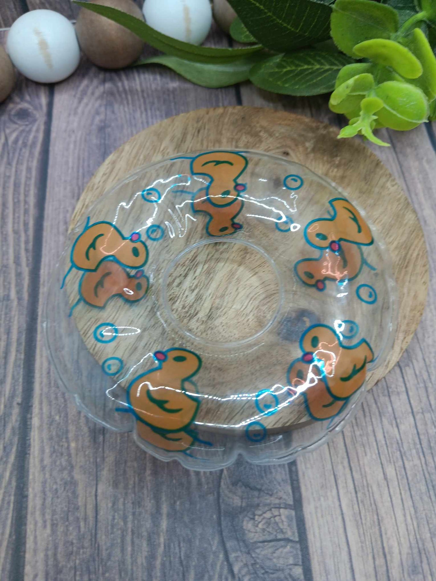 Clear Rubby Ducky Float