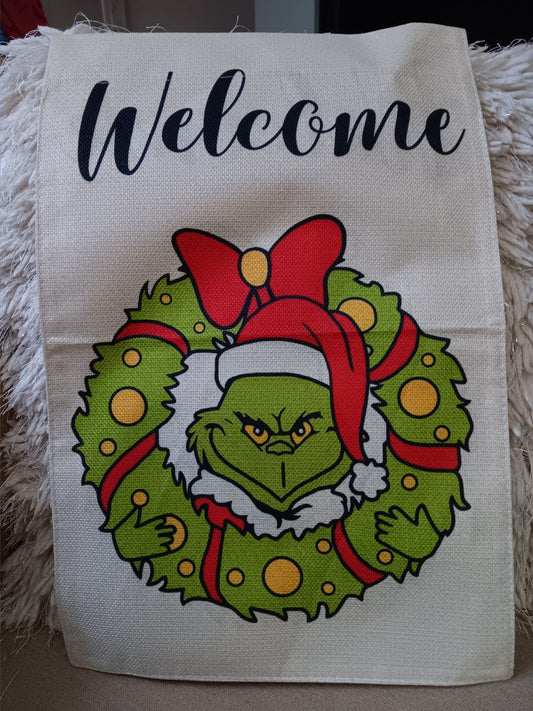 Welcome Christmas Garden Flag