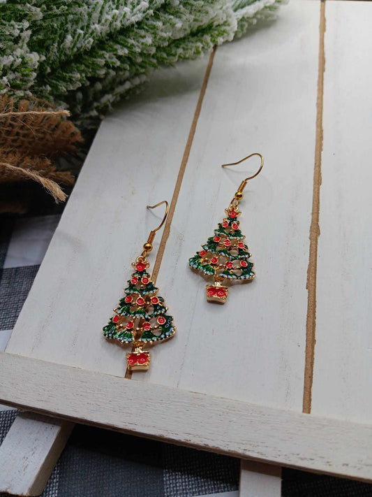 Christmas Tree Earrings