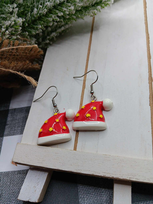 Santa Hat Earrings