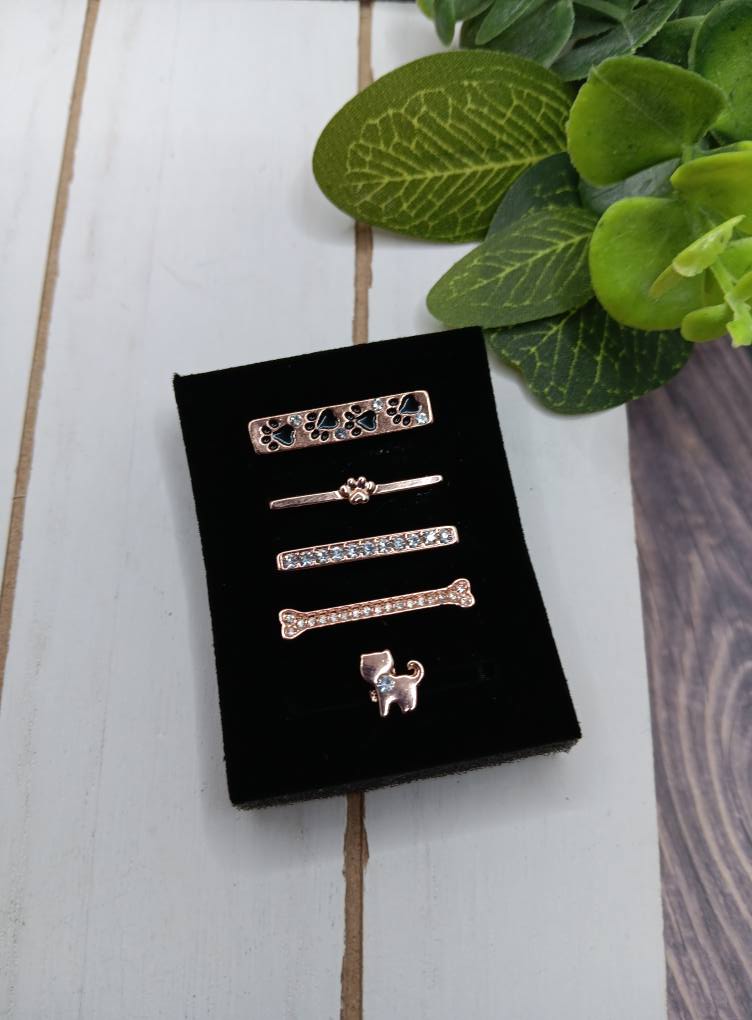 Paw Print Watch Band Accessory Set