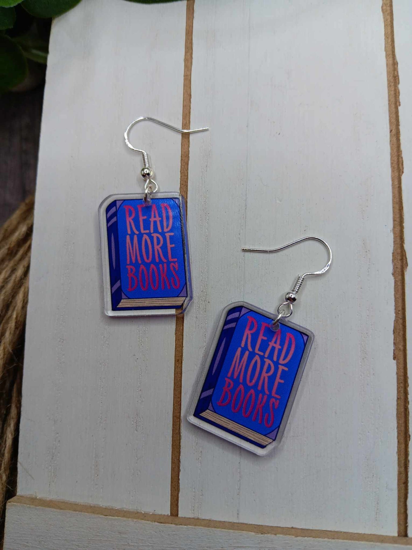 Read More Books Earrings