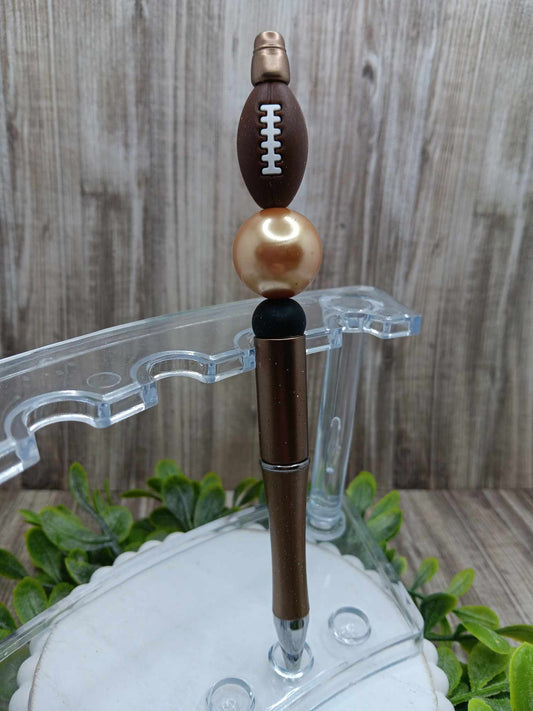 Football Beaded Ink Pen