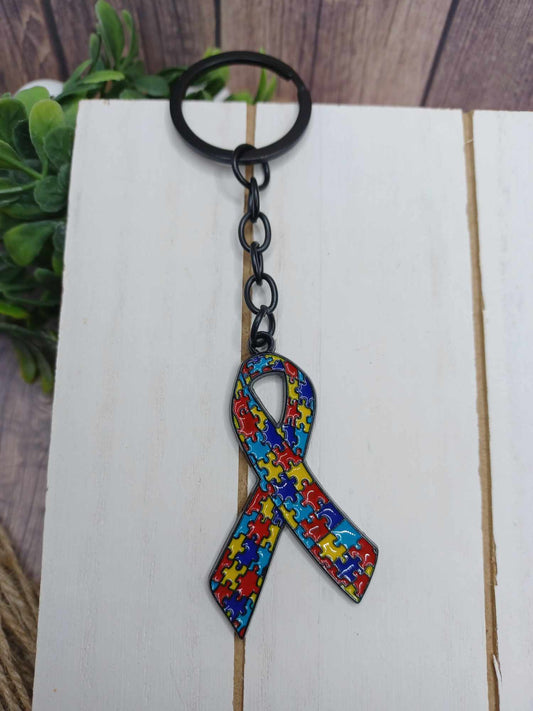 Autism Awareness Keychain