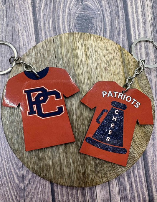 Paulding County High School Keychain - CHEER