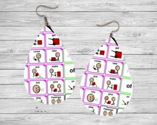 Communication Devices Teacher Earrings