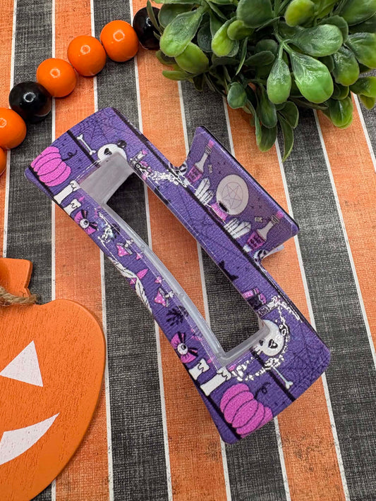 Halloween Hair Claw Clip - Purple