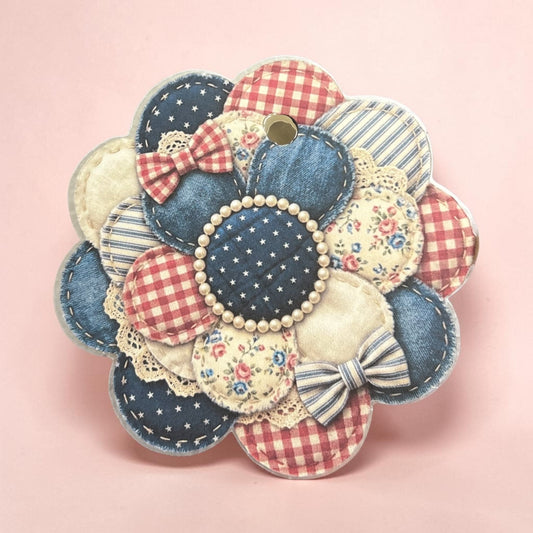 PREORDER - Patchwork Daisy Americana Freshie