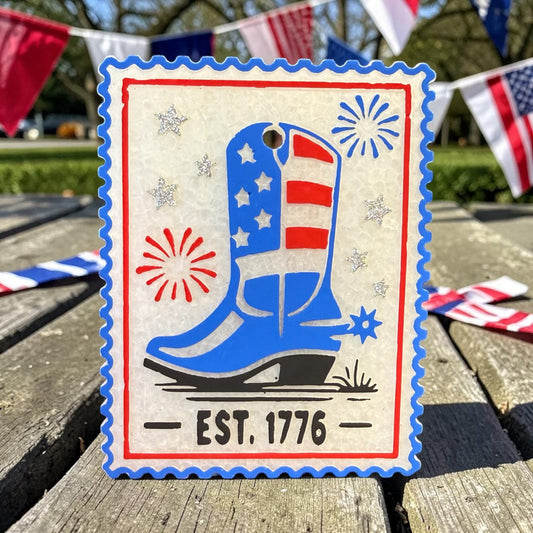 PREORDER - Boot Stampin' Americana Freshie