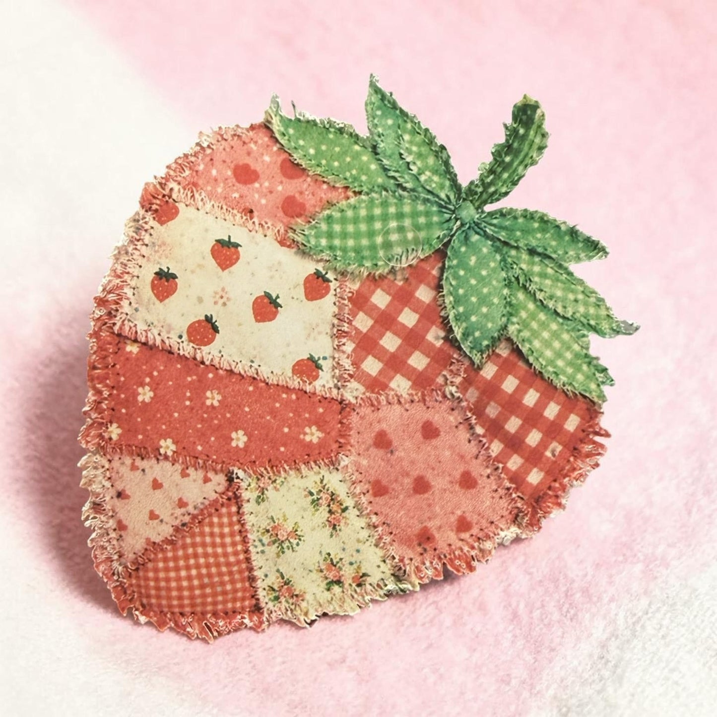 PREORDER - Strawberry Patchwork Freshie