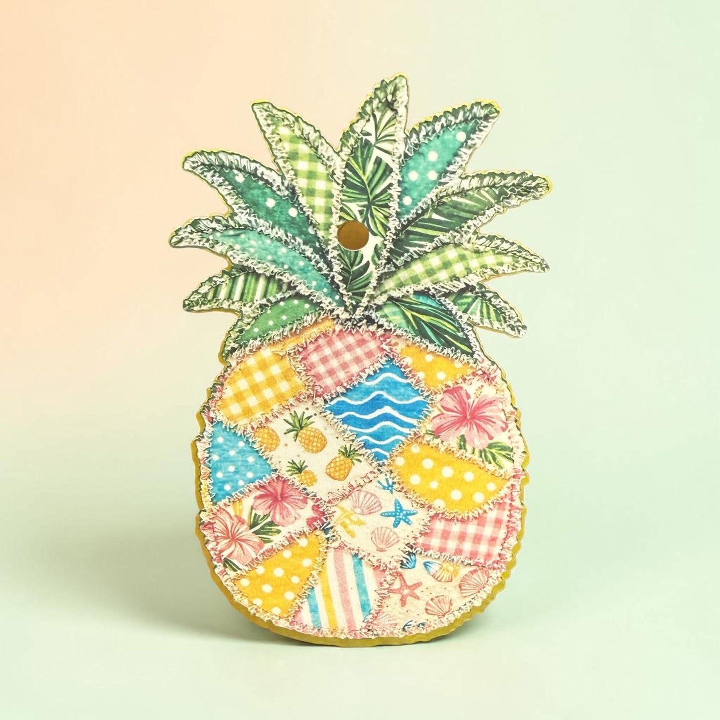 PREORDER - Pineapple Patchwork Freshie