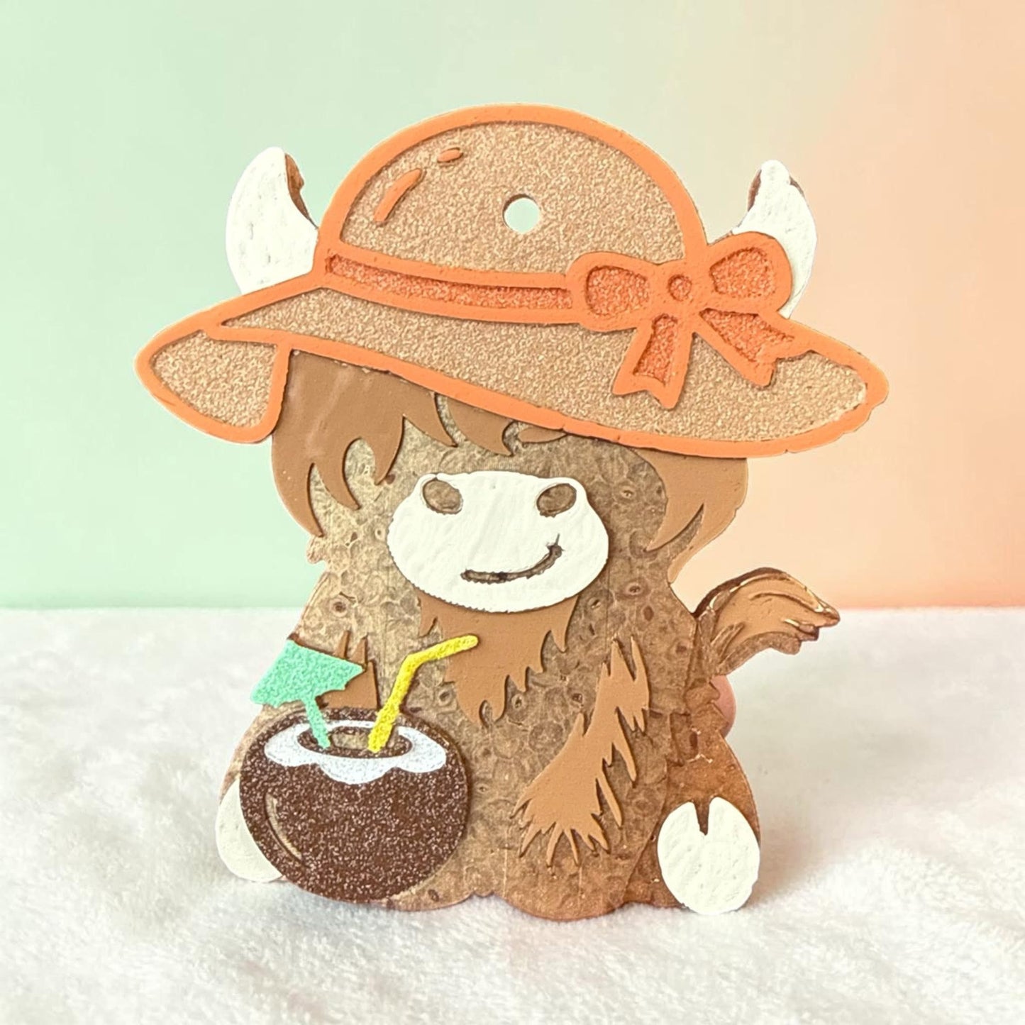 PREORDER - Cabana Cow Freshie