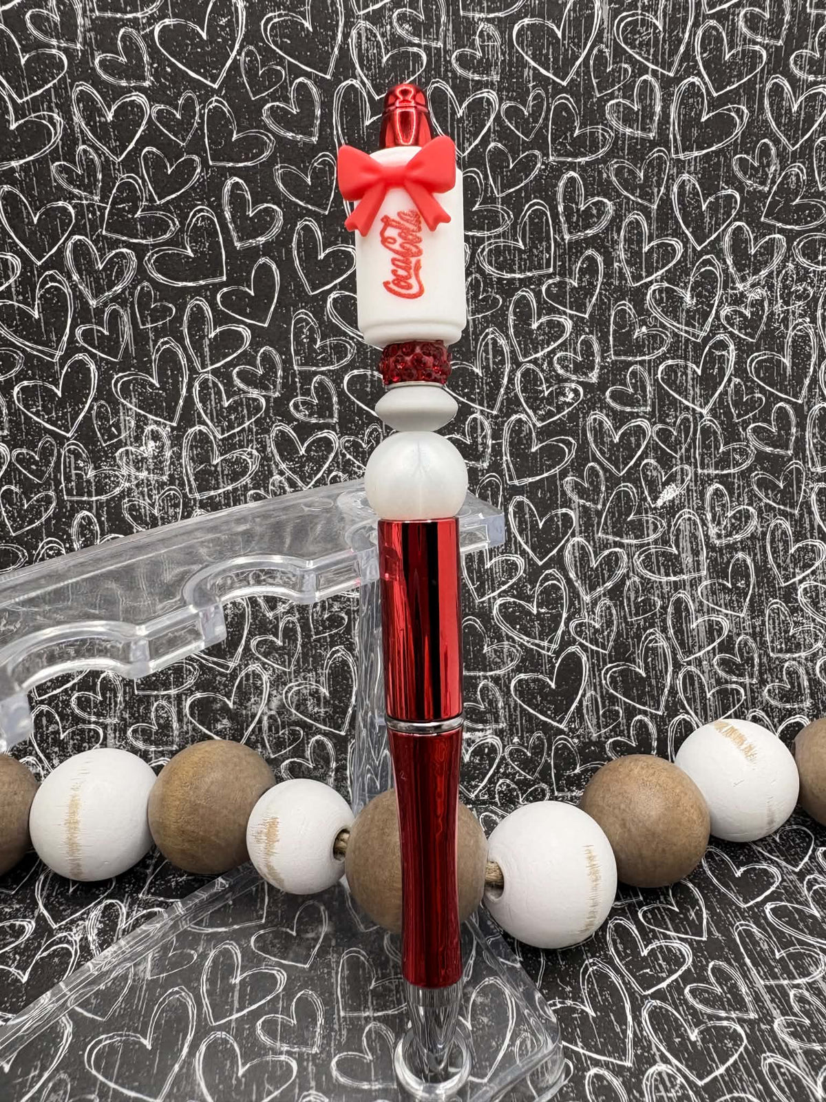 Cola Themed Beaded Ink Pen