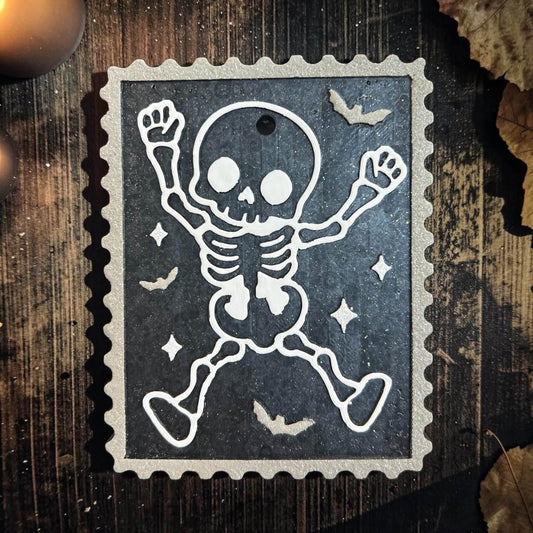 PREORDER - Skelly Stamp Freshie