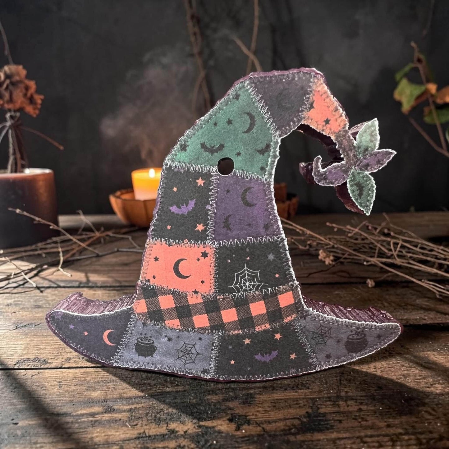 PREORDER - Witch Hat Patchwork Freshie