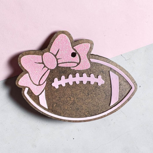 PREORDER - Pink Football Freshie