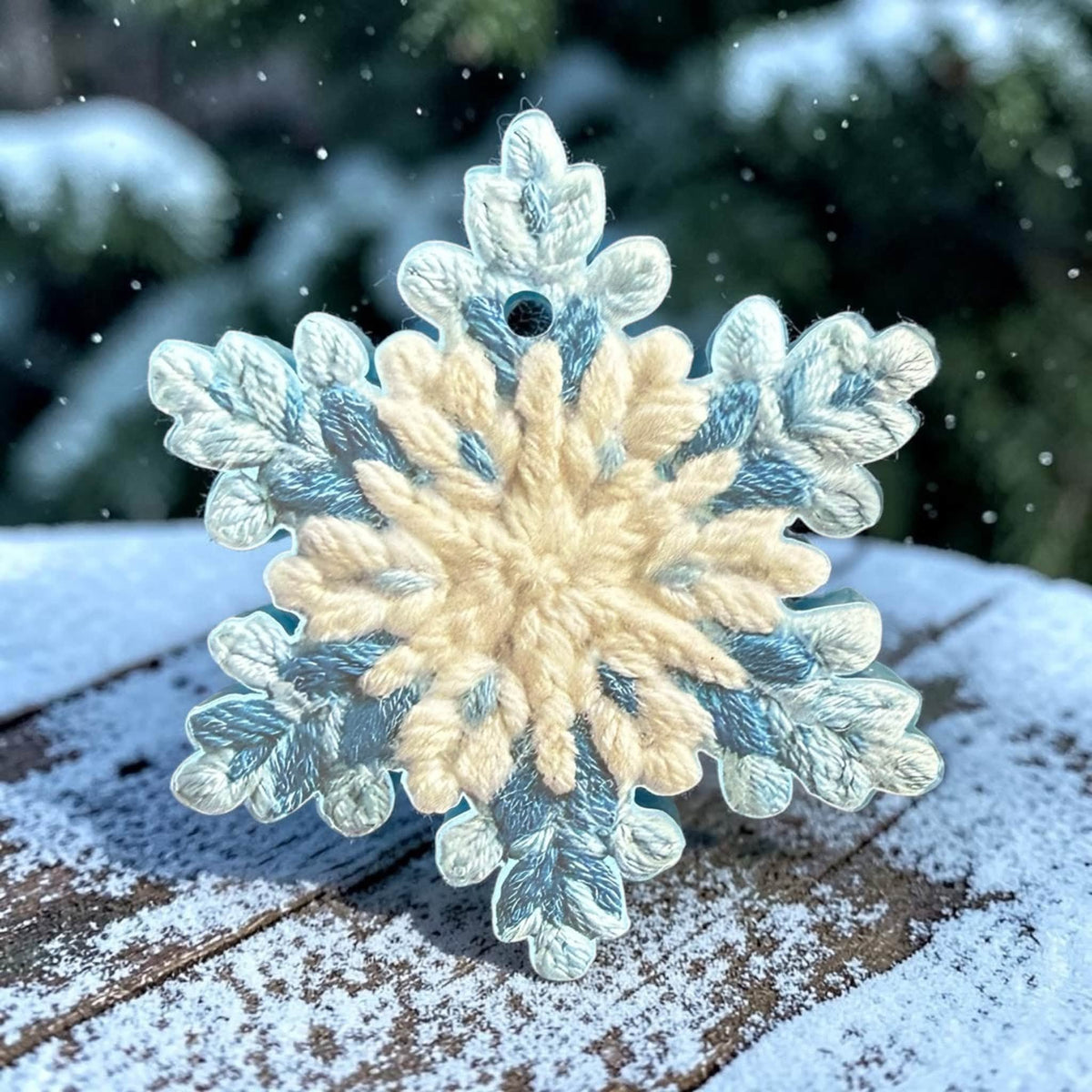 PREORDER - Snowflake Freshie