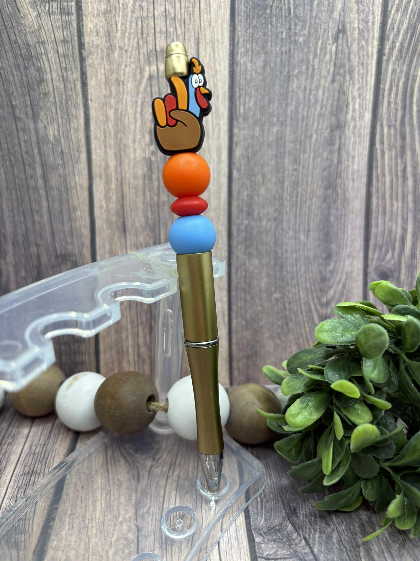 Turkey Beaded Ink Pen