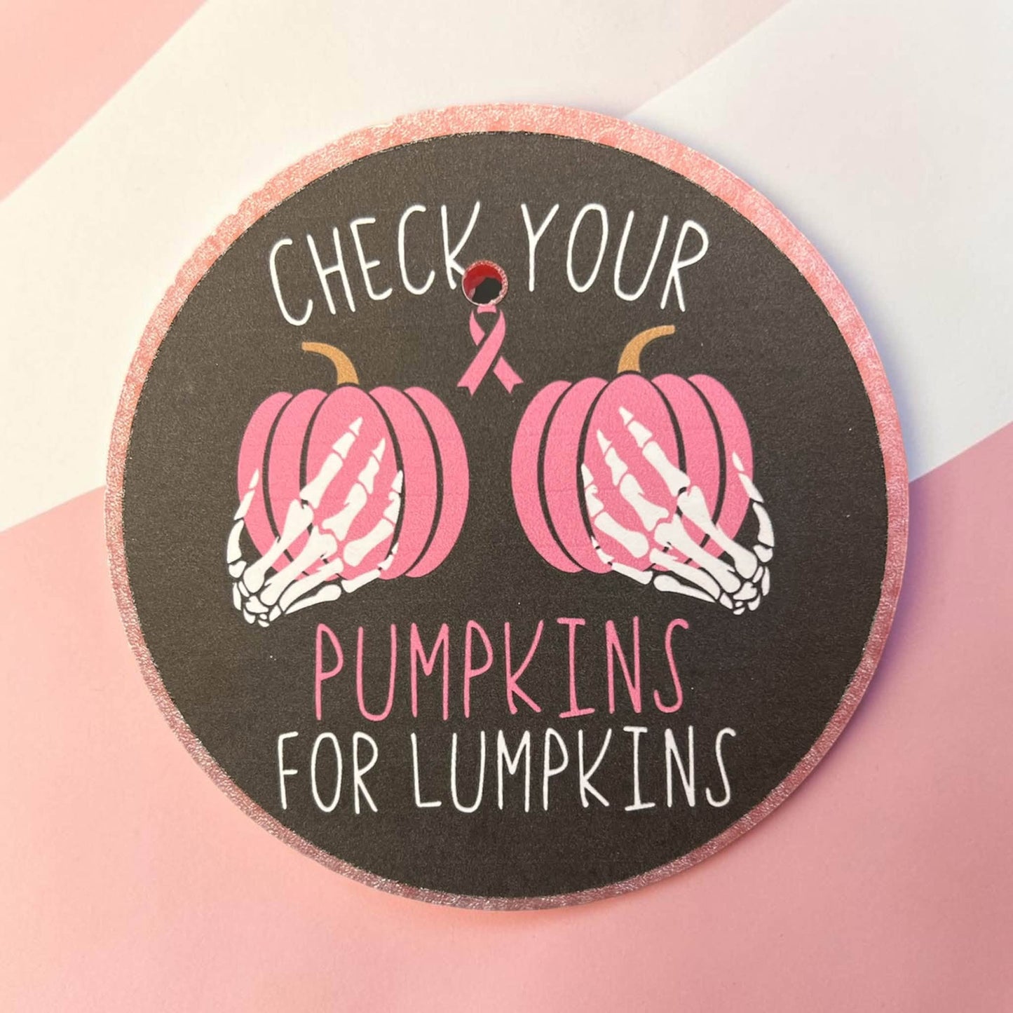 INSTOCK - Check your Pumpkins Freshie - Scented in Pumpkin S'mores