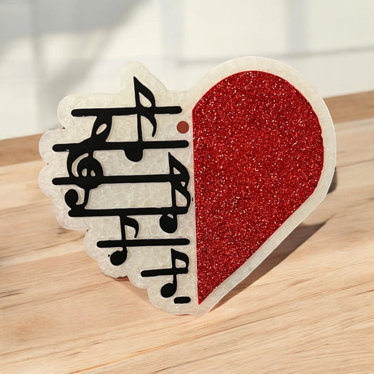 PREORDER - Musical Heart Freshie