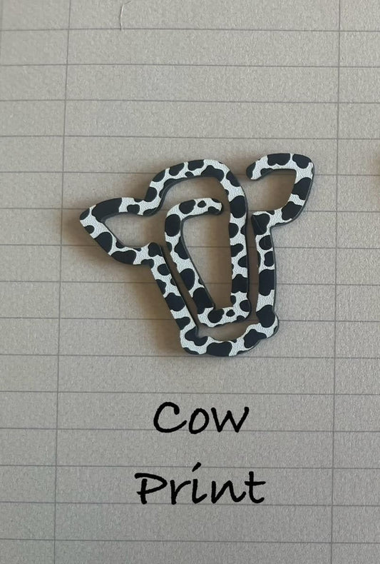 Cow Print Bookmark