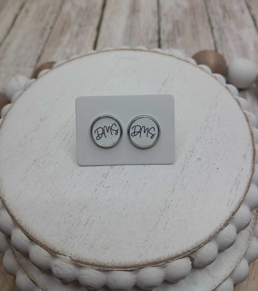 DMS Cursive Earrings