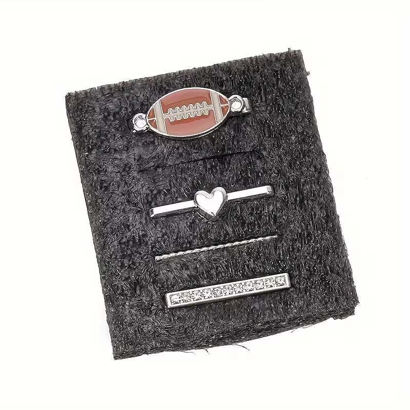Football Watch Band Accessory Set
