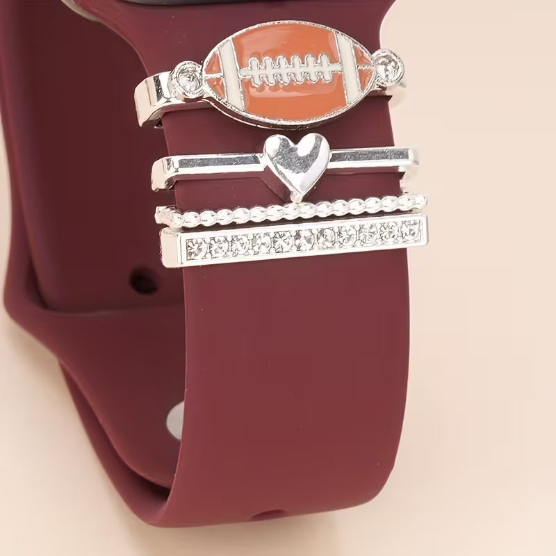 Football Watch Band Accessory Set